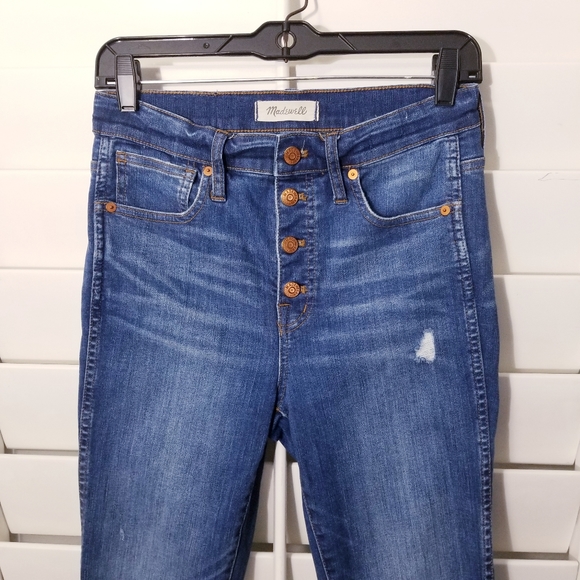 MADEWELL 10" HIGH RISE SKINNY JEANS - Picture 3 of 15